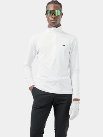 J.Lindeberg  Luke Half Zip Stretch Midlayer weiß