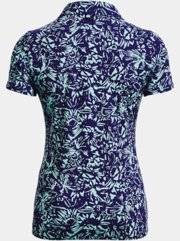 Under Armour Zinger Printed Halbarm Polo blau