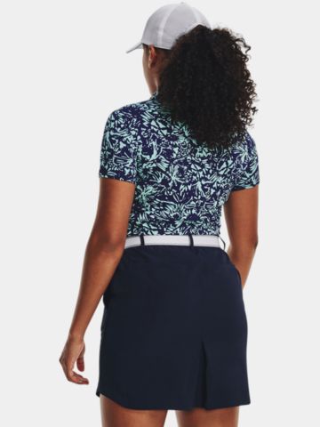 Under Armour Zinger Printed Halbarm Polo blau