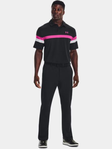 Under Armour T2G Blocked Halbarm Polo schwarz