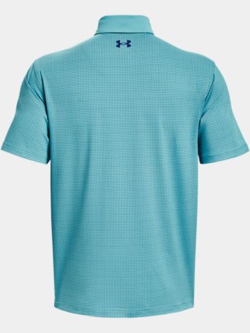 Under Armour T2G Printed Halbarm Polo türkis