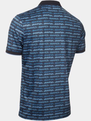 Calvin Klein SIGNATURE Halbarm Polo blau