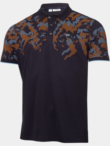 Calvin Klein NASHUA PRINTED Halbarm Polo navy