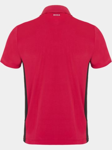 BOSS Paddytech regular fit Halbarm Polo pink