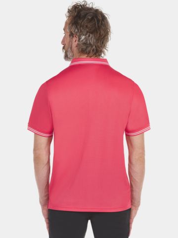 Daniel Springs basic polo Halbarm Polo pink