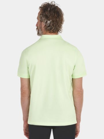 Daniel Springs polo basic Halbarm Polo hellgrün