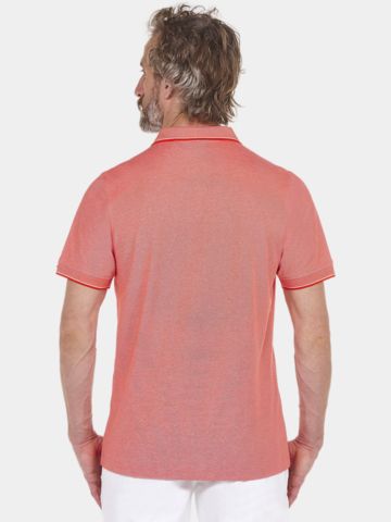 Daniel Springs polo basic Halbarm Polo orange