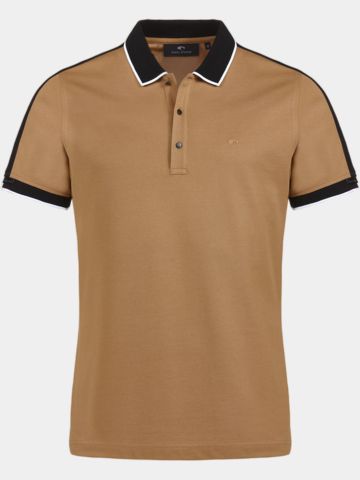 Daniel Springs fashion polo Halbarm Polo camel