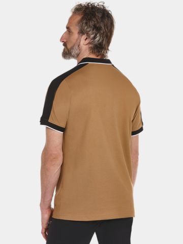 Daniel Springs fashion polo Halbarm Polo camel