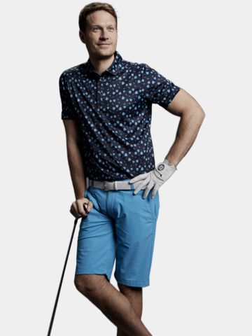 Daniel Springs Funktions-Bermuda Hose blau