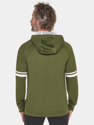 Daniel Springs hoody Stretch Sweatshirt oliv