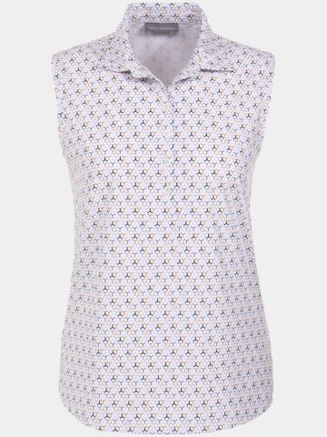 Valiente polo printed w/o sleeves ohne Arm Polo fancy
