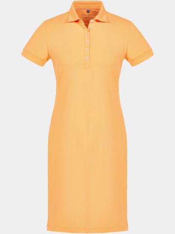 Valiente polo dress Halbarm Kleid orange