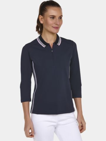 Valiente Poloshirt 3/4 Arm navy