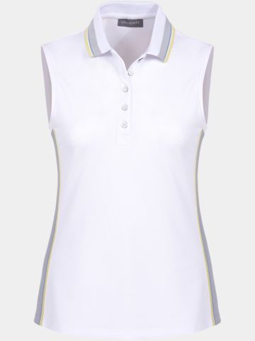 Valiente polo w/o sleeves ohne Arm Polo weiß