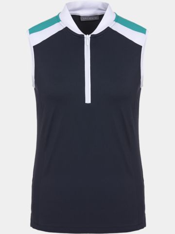Valiente polo w/o sleeves ohne Arm Polo navy