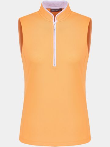 Valiente polo w/o sleeves ohne Arm Polo orange