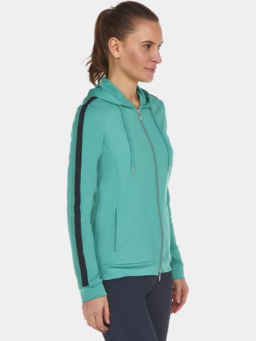 Valiente midlayer Stretch Jacke grün