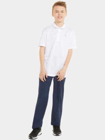 Puma Essential Halbarm Polo weiß