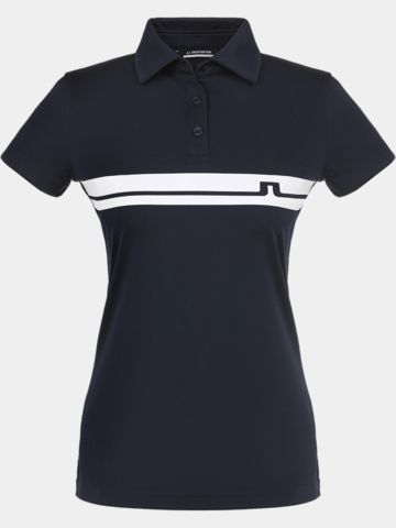 J.Lindeberg Orla GH Halbarm Polo navy