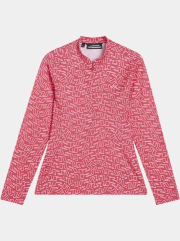 J.Lindeberg Marilyn Half Zip Stretch Midlayer pink