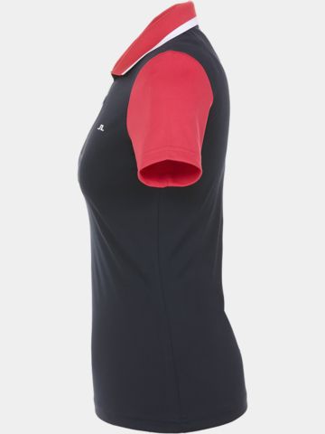 J.Lindeberg  Antonia Halbarm Polo navy