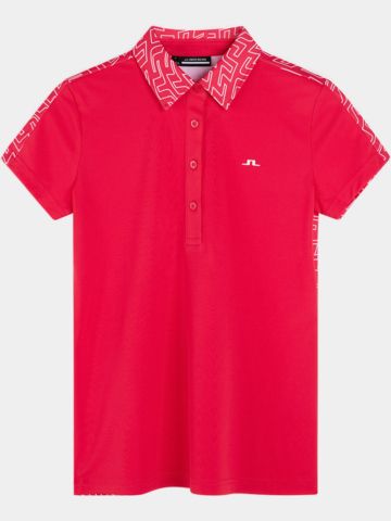 J.Lindeberg Cara Halbarm Polo pink