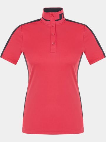 J.Lindeberg Pip Halbarm Polo pink
