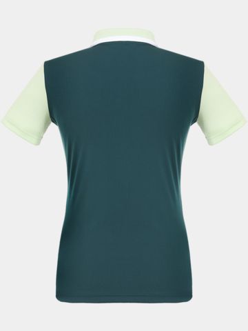 J.Lindeberg Antonia Halbarm Polo dunkelgrün