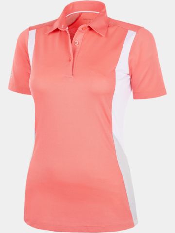 Galvin Green Melanie Halbarm Polo koralle