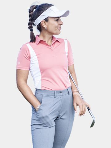 Galvin Green Melanie Halbarm Polo koralle