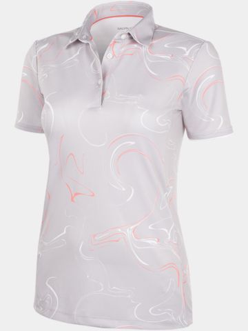 Galvin Green Malena Halbarm Polo hellgrau