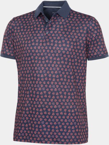 Galvin Green Polokošile Murphy s polovičním rukávem námořnická modrá