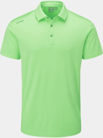 Ping Lindum half sleeve polo light green