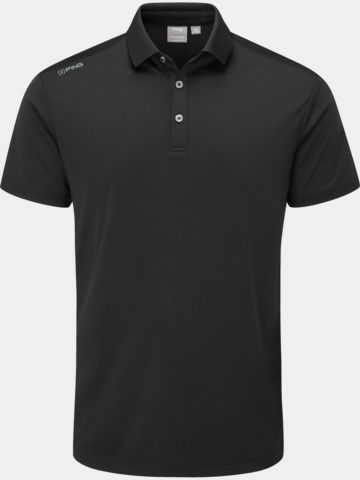 Ping Lindum half sleeve polo black