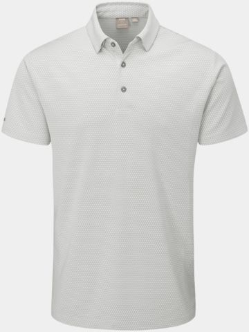 Ping Halcyon Halbarm Polo hellgrau