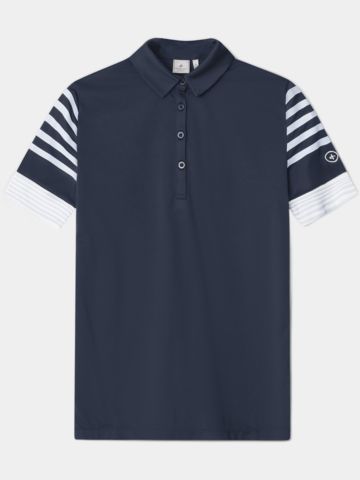 Cross SPORTY Halbarm Polo navy