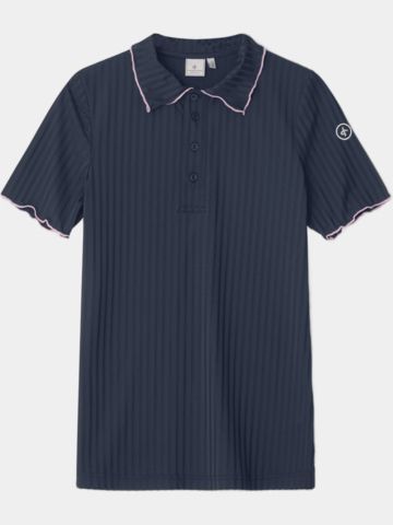 Cross DIVOT Halbarm Polo navy