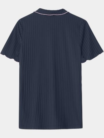 Cross DIVOT Halbarm Polo navy