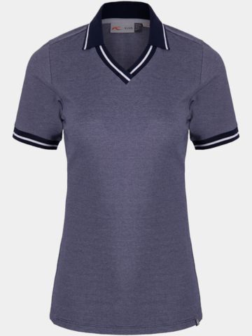 Kjus Bailey V-Neck Halbarm Polo navy