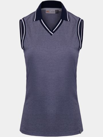 Kjus Bailey V-Neck ohne Arm Polo navy