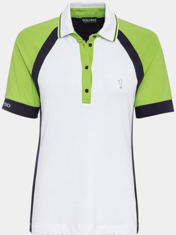 Golfino EH SHORT SLEEVE Halbarm Polo weiß