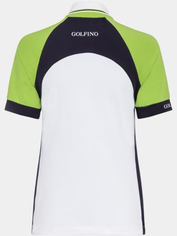 Golfino EH SHORT SLEEVE Halbarm Polo weiß