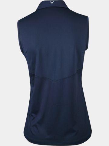 Callaway SLEEVELESS SHAPE SHIFTER GEO ohne Arm Polo dunkelblau
