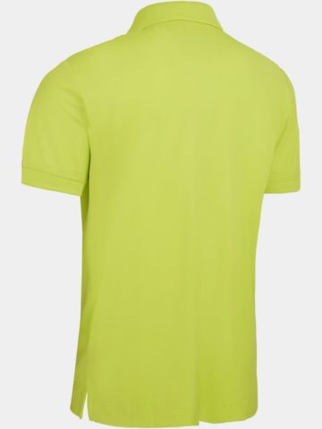 Callaway SOLID RIBBED Halbarm Polo lime