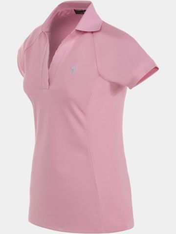 Polo Ralph Lauren Wellen Halbarm Polo rosa