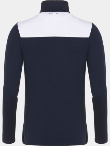 Polo Ralph Lauren V Kontrast Stretch Midlayer navy