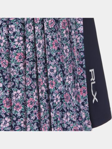 Polo Ralph Lauren Flower Plissee kurz Skort navy