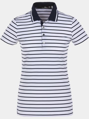 Polo Ralph Lauren RLX Basic Stripe Tour Halbarm navy