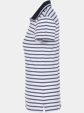 Polo Ralph Lauren RLX Basic Stripe Tour Halbarm Polo navy